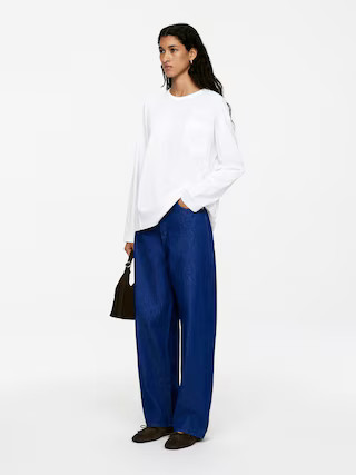 SHIRO Relaxed T-Shirt – White – Women – ARKET GB | Arket UK