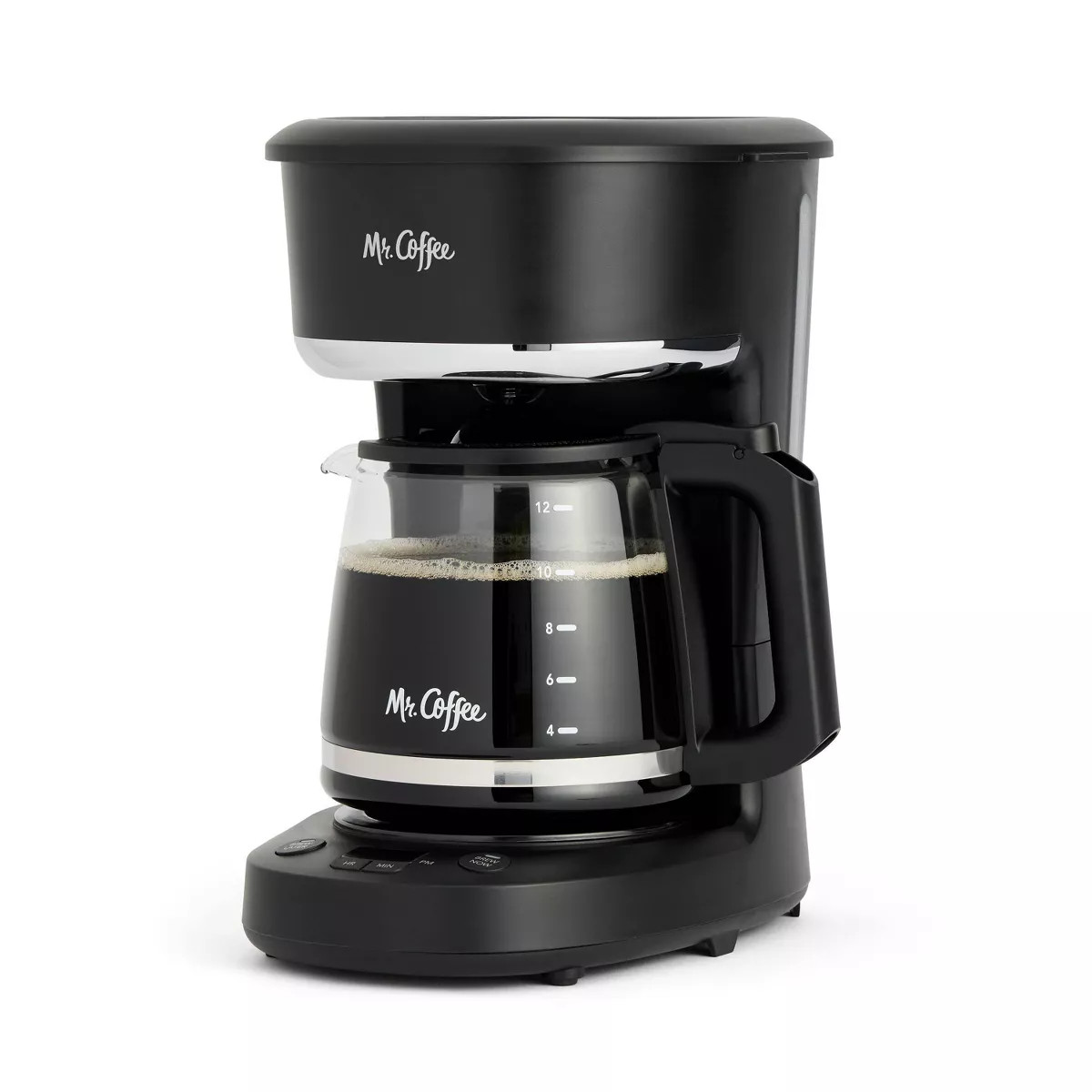 Mr. Coffee 12-Cup Programmable Coffee Maker Black: Drip Machine, Dishwasher-Safe, Electric, Paper... | Target