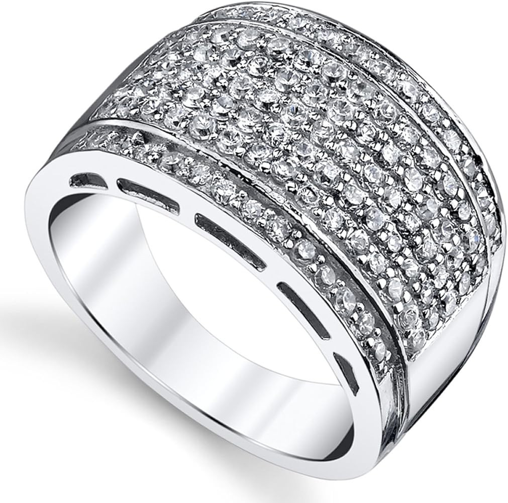Micro pave Cocktail Ring  | Amazon (US)