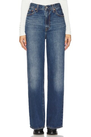 LEVI'S Ribcage Wide Leg in Polar Perimeter from Revolve.com | Revolve Clothing (Global)