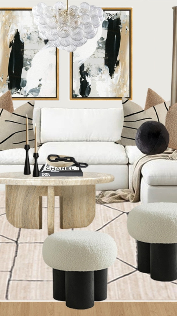 Transform Your Home with Luxe Neutrals

Luxe Neutrals bring the perfect balance of glamour and sophistication to your home. With a palette of soft greys, blush tones, and metallic accents, this style instantly elevates your space. Start with luxurious textures like velvet and silk for furniture and decor, then add gold accents, tufted ottomans, and oversized mirrors for a designer touch. Whether you're going for subtle elegance or bold luxury, Luxe Neutrals create a timeless, high-end look. Get inspired and transform your space today!

Luxe Neutral Home decor ideas for Amazon. Affordable Home Decor Living room decorating ideas on a budget. Cloud sofa, black accent chair, stone coffee table, throw pillows, abstract artwork, bubble chandelier, fur accent chair, boucle ottoman

#LTKWatchNow #LTKStyleTip #LTKHome