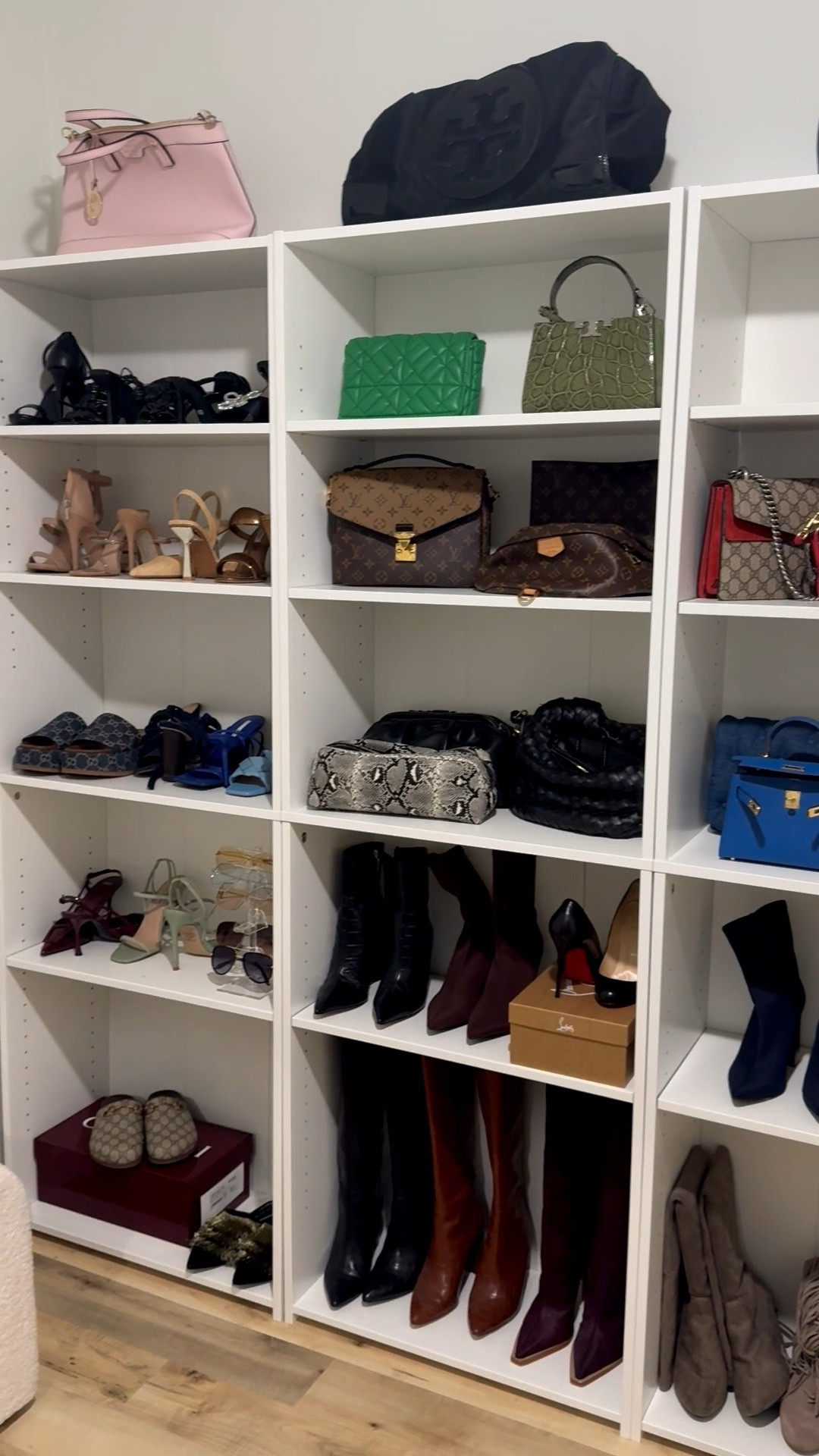 Added another shelf to my bag and shoe wall 

#LTKSaleAlert #LTKHome