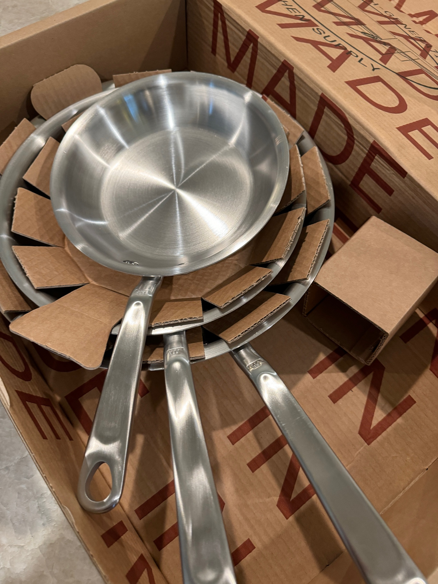Made In brand stainless steel steel pans, stainless steel cookware  

#LTKHome #LTKGiftGuide