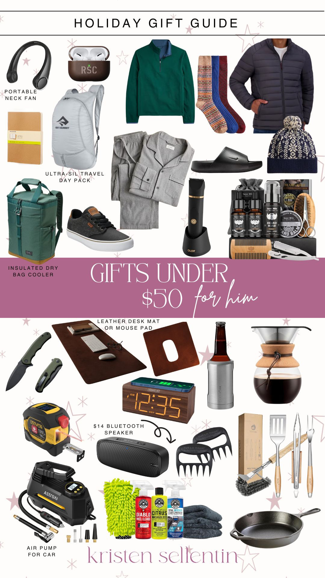Holiday Gift Guide: Gifts Under $50 for Him 

 

#LTKGiftGuide #LTKHoliday #LTKFindsUnder50