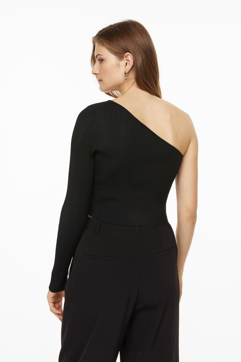 One-shoulder ribbed top | H&M (UK, MY, IN, SG, PH, TW, HK)