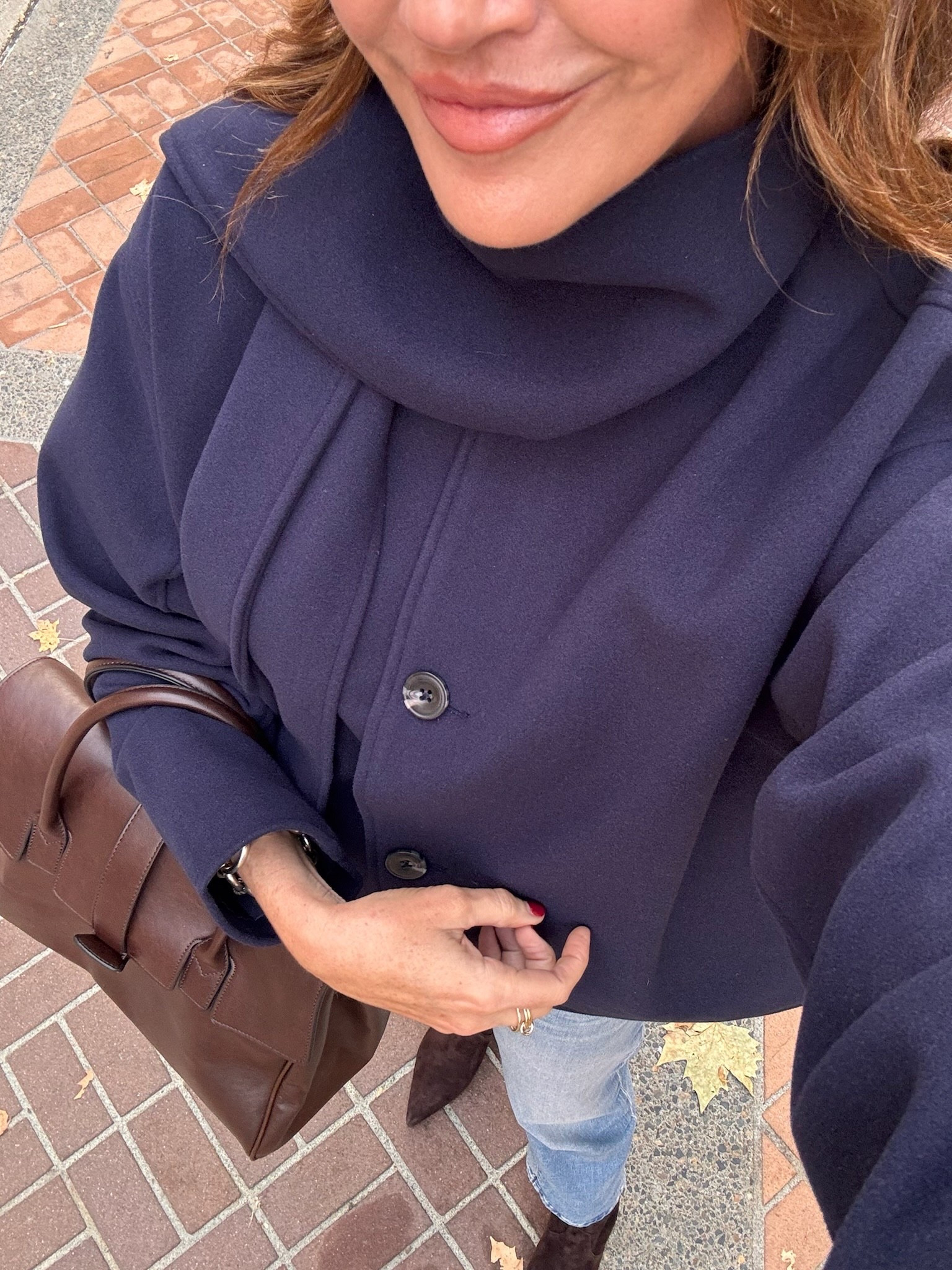 You’d never guess where this coat is from… under $50 and looks designer. The built-in scarf detail is what sold me! It’s so chic and effortless. Perfect for those in-between temps, and navy with chocolate brown? Always a yes 🤎

#LTKmomlife #LTKootd #LTKSeasonal