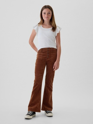 Kids High Rise Corduroy '70s Flare Pants | Gap (US)
