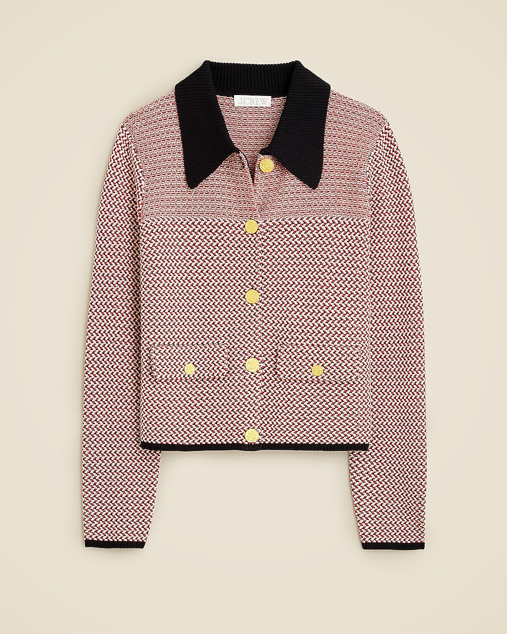 Sweater lady jacket in herringbone | J. Crew US