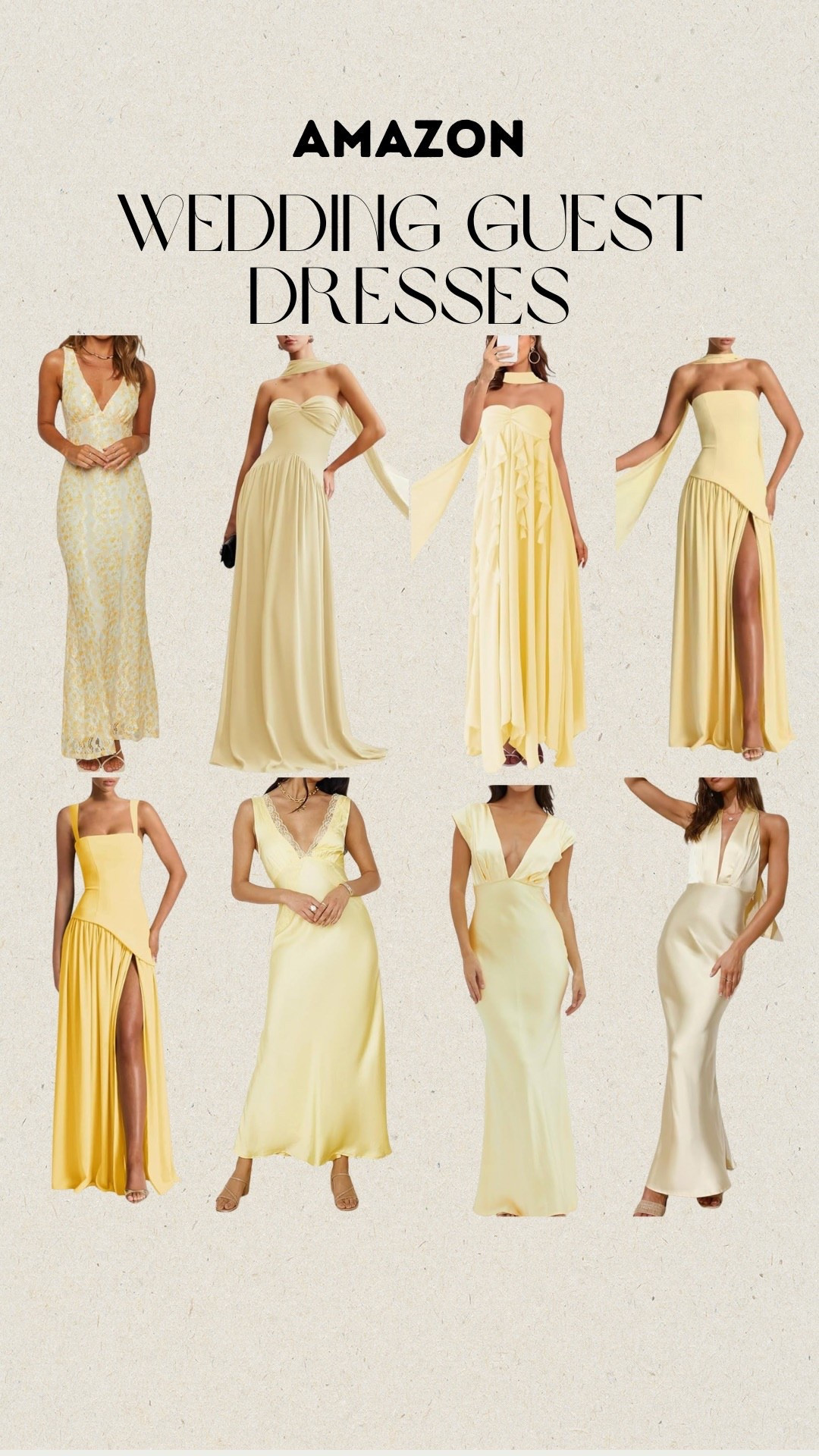Wedding guest dress, butter yellow  formal dress, butter yellow satin dress, amazon dress, amazon wedding guest dress, formal dress, cocktail dress, maxi dress, midi dress, Amazon dresses 

#LTKSummerEdit #LTKFindsUnder50 #LTKWedding