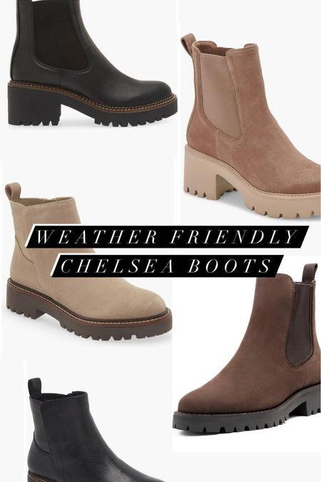 Weather friendly chelsea boots #fallfashion #bootseason

#LTKSeasonal