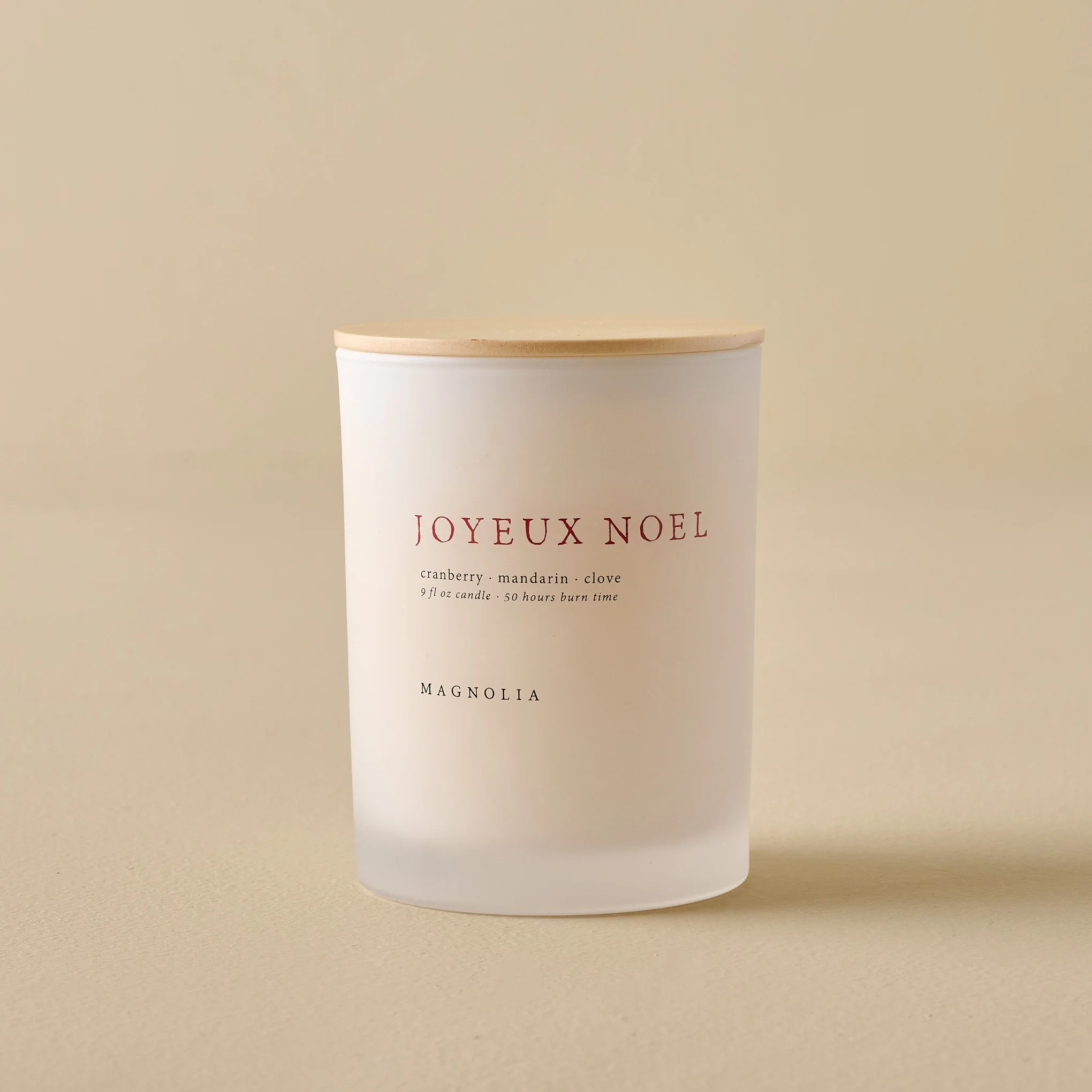 Magnolia Joyeux Noel Candle | Magnolia