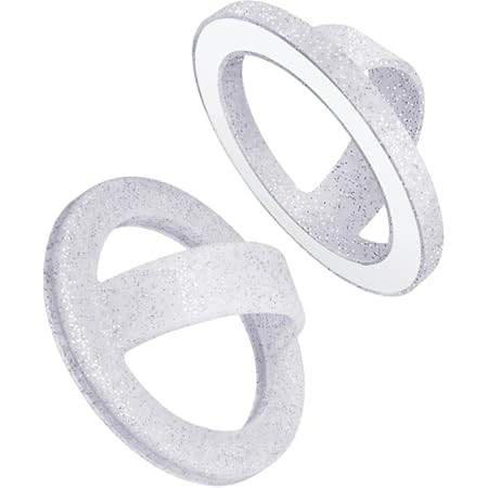 Encased Magnetic Phone Grip Holder (Compatible with MagSafe) Thin Silicone Finger Loop Ring for iPhone (White) | Amazon (US)