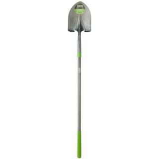 Ames 46.5 in. Fiberglass Handle Steel Blade Digging Shovel with Comfort Step 25332100 - The Home ... | The Home Depot