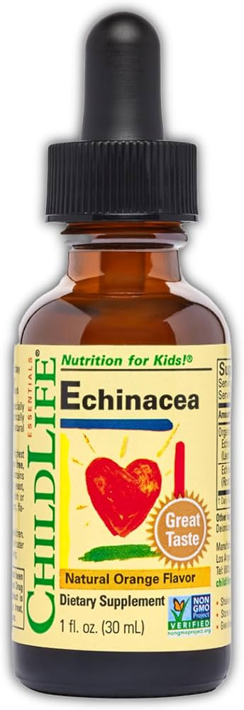 CHILDLIFE ESSENTIALS Echinacea for Kids - Kids Echinacea Drops, Liquid Tincture, Alcohol Free Sup... | Amazon (US)