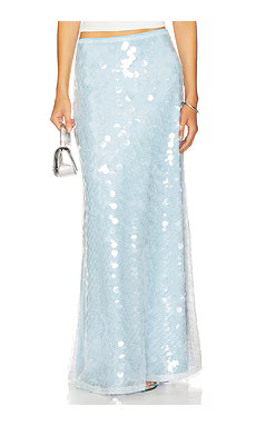SNDYS x REVOLVE Calliope Maxi Skirt in Blue from Revolve.com | Revolve Clothing (Global)