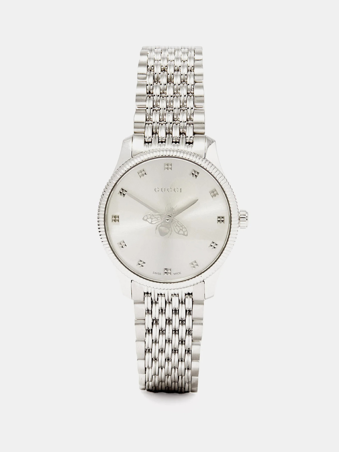 G-Timeless stainless-steel watch | Matches (EU)