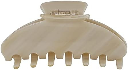 Large Hair Clips for Women - Neutral Cream Claw Clip, Large Hair Clip for Women, Ivory Beige, 4 I... | Amazon (US)