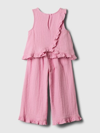 babyGap Crinkle Gauze Outfit Set | Gap (US)