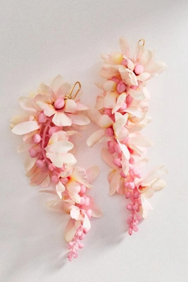 By Anthropologie Petal Cascade Statement Drop Earrings | Anthropologie (US)