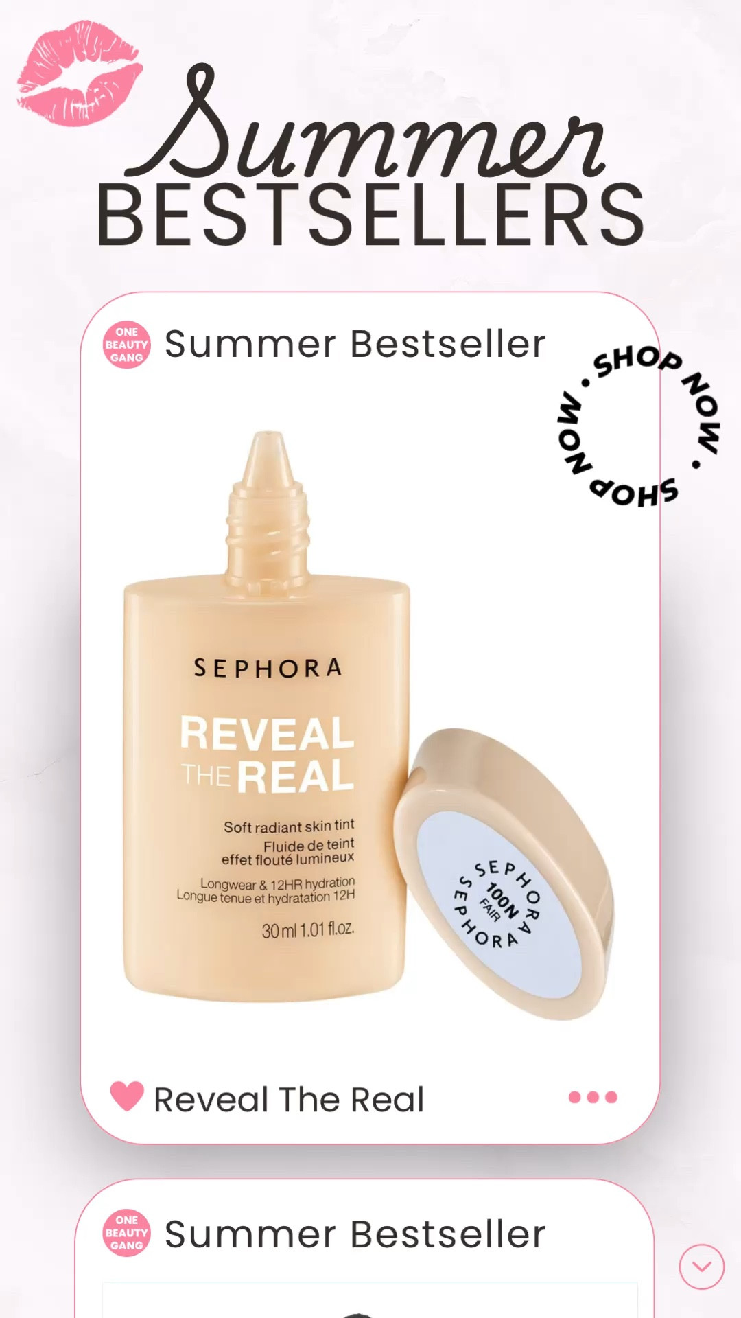 Embrace your summer glow with these bestseller! ✨ 🌞💦

SEPHORA's Reveal The Real is your go-to for radiant, hydrated skin all day long. 

Beautyblender Pro sponge is the perfect tool for applying dark colours that tend to stain lighter applicators. 

SEPHORA's Mattifying & pore targeting fiber face mask. It has matcha tea extract and hydrating hyaluronic acid.

TOM FORD Lip Blush Mini Soleil Lip Blush swipes on clear, then shade-shifts to a personalised pink stain.

#SummerBestseller #GlowUp #SephoraBeauty #SkincareRoutine
#SummerBeauty #Bestsellers #BeautyEssentials #GlowUp #Sephora

#LTKluxury #LTKeurope #LTKbeauty