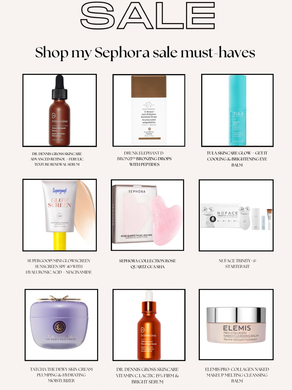 SEPHORA SALE MUST HAVES 

#LTKxSephora #LTKsalealert
