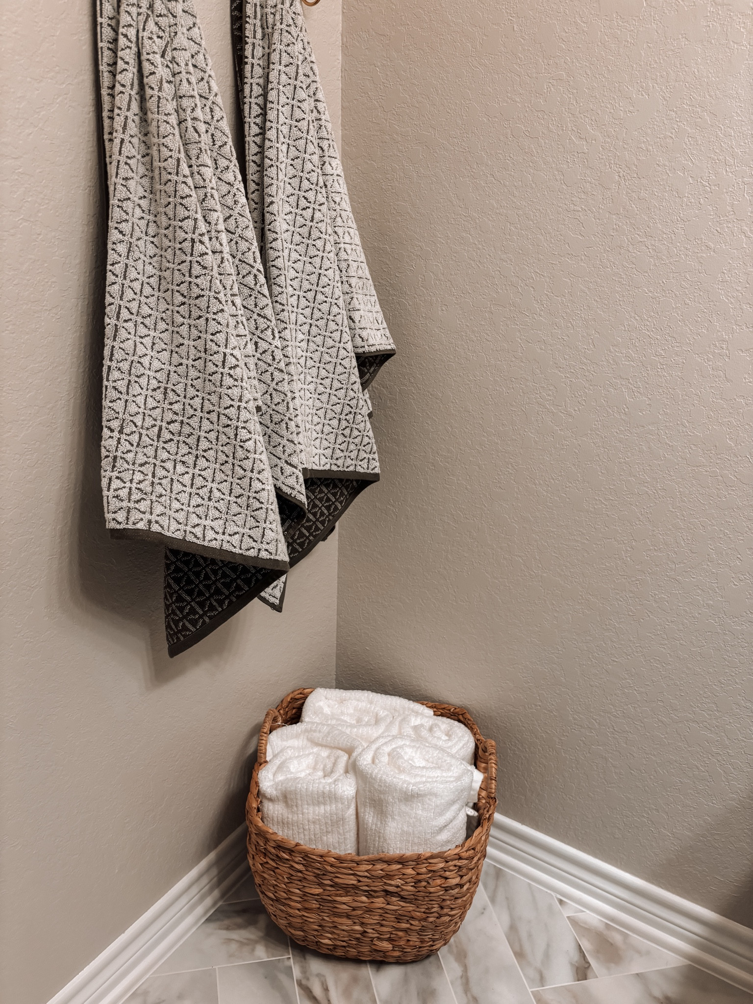 Guest bathroom basket & towels! Cant wait to host! 🫶🏼 All from Target! 

#LTKHome #LTKSaleAlert #LTKStyleTip