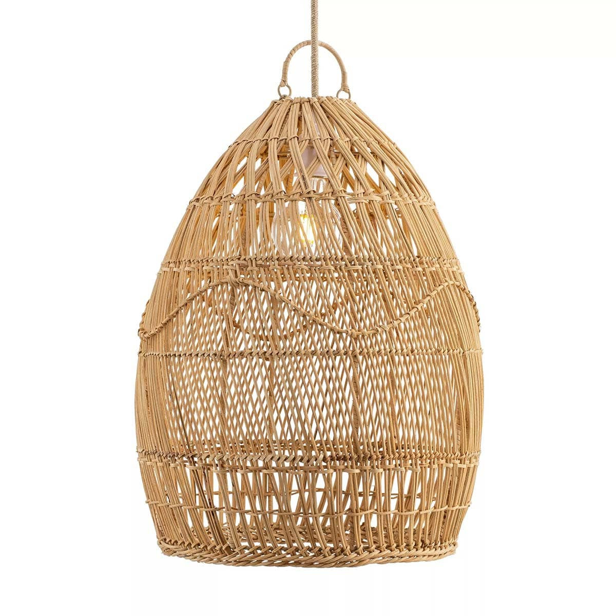 Perio Rattan Pendant Light | Rowabi