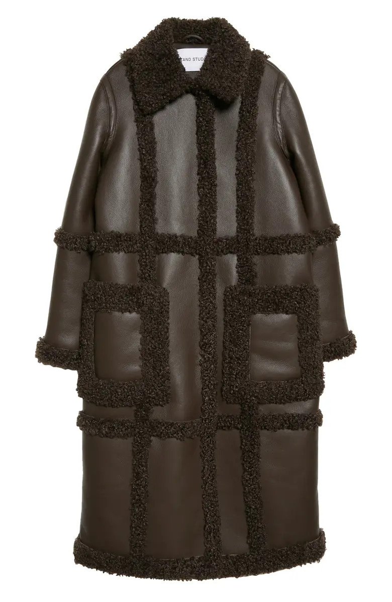 Stand Studio Patrice Long Faux Shearling Coat | Nordstrom | Nordstrom