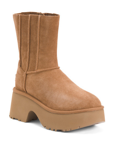 Suede Classic Twin Seam New Heights Platform Boots | TJ Maxx