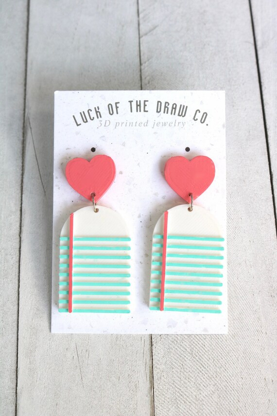 Teacher Themed Paper Earrings | Etsy (US)