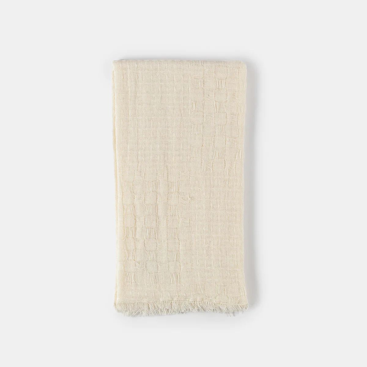 Dobby Weave Dish Towel Ivory | Amber Interiors