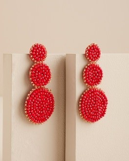 Valentine's Day Red Chandelier Earrings | Chico's