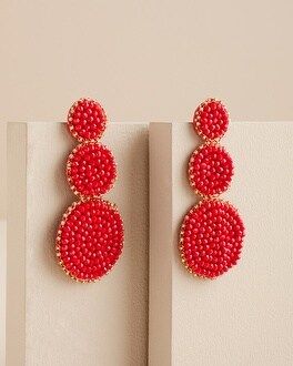 Valentine's Day Red Chandelier Earrings | Chico's