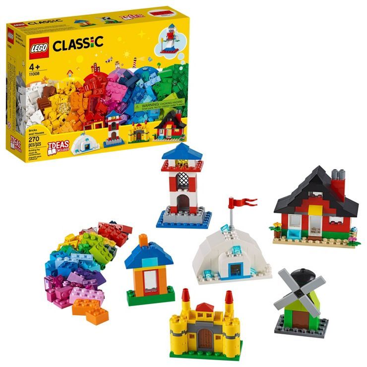 LEGO Classic Bricks and Houses Kids' Building Toy Starter Set 11008 | Target
