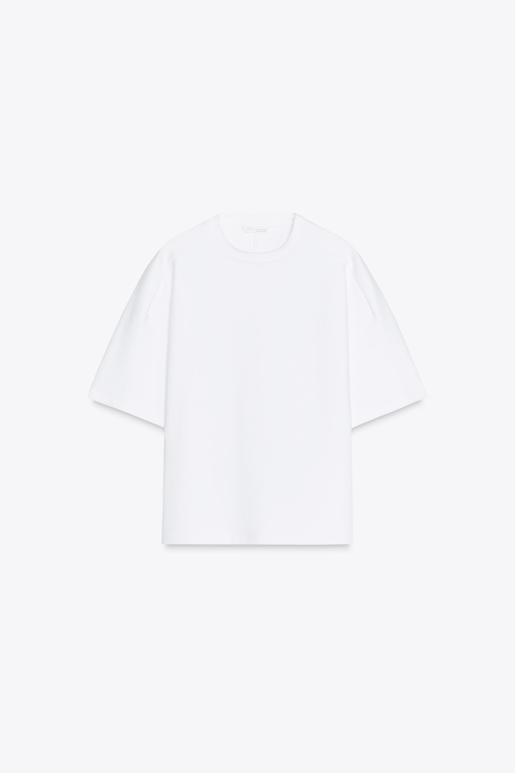 SHORT SLEEVE INTERLOCK SWEATSHIRT | Zara UK