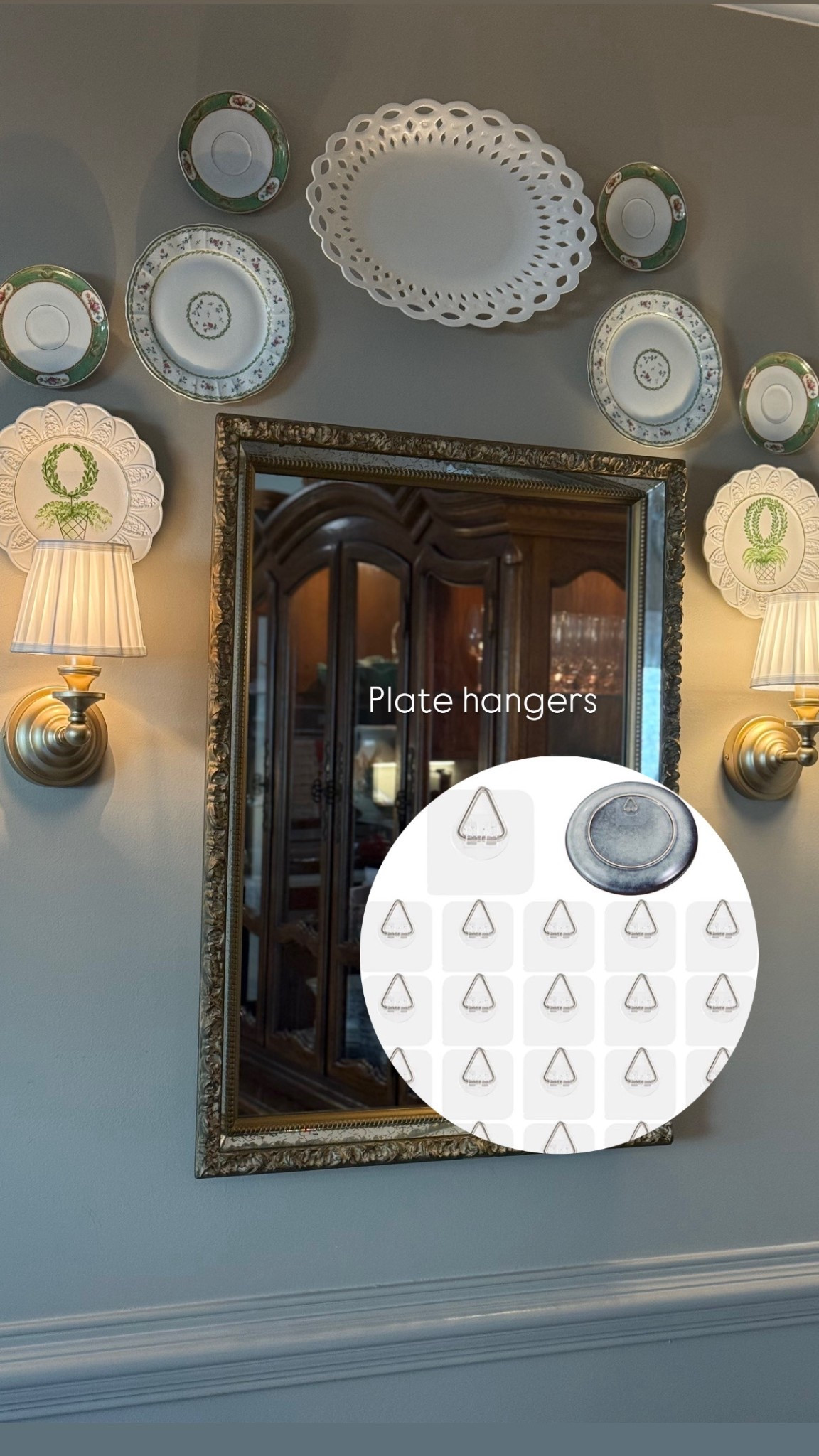 These are the plate wall hangers I use to create my plate walls. They’re easy to install, hold plates securely, and keep the focus on the plates without distracting hardware. Perfect if you’re creating a collected, vintage-style plate wall.

#LTKHome