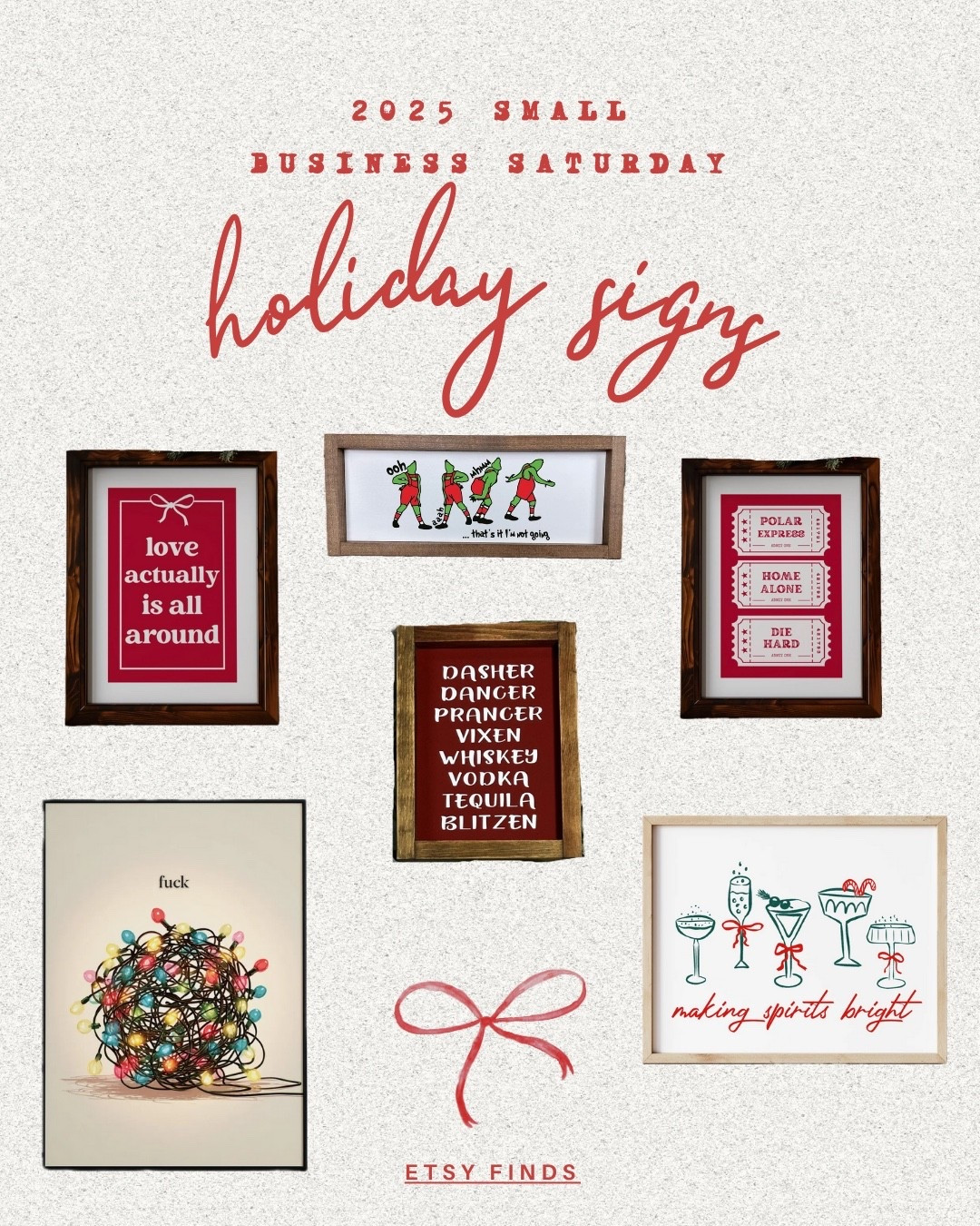 Sharing some Etsy holiday decor inspo for small business Saturday!

#LTKCyberWeek #LTKHome #LTKHoliday