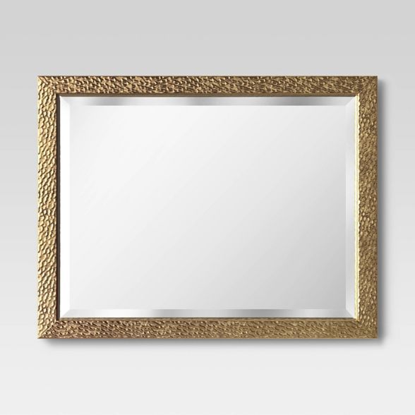 20.5"x26.5" Embossed Wall Mirror Brass - Opalhouse™ | Target