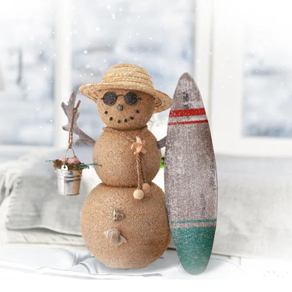 Sand Seashore Dude Snowman | Wayfair North America