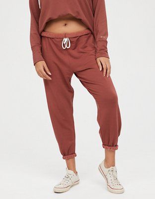 OFFLINE By Aerie OTT Fleece Full Length Jogger | American Eagle Outfitters (US & CA)