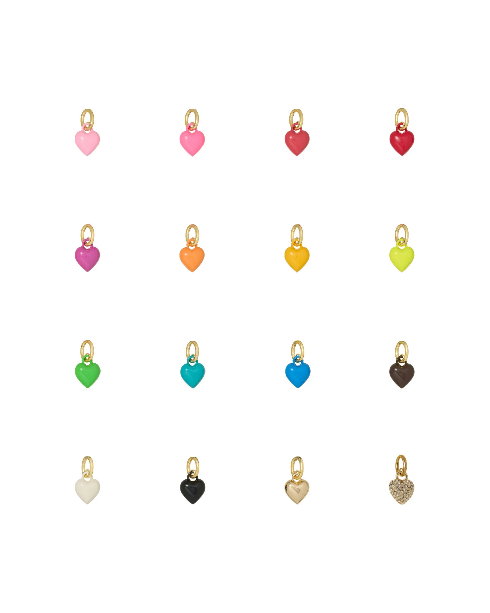 The Itsy Bitsy Puffy Heart Charms | Roxanne Assoulin