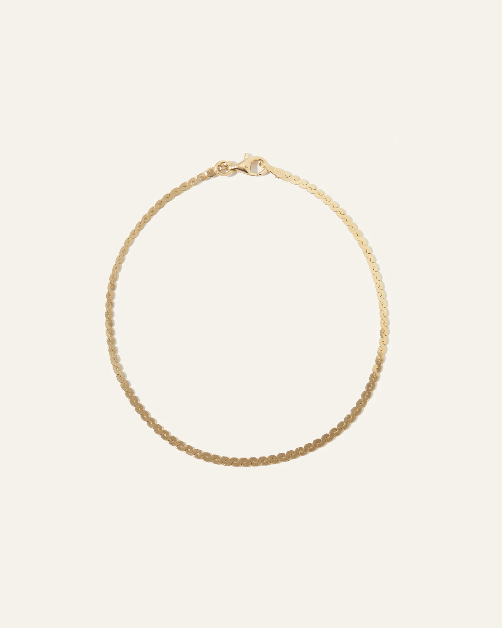 Quince | Women's 14K Gold Serpentine Chain Bracelet in Yellow Gold | Quince