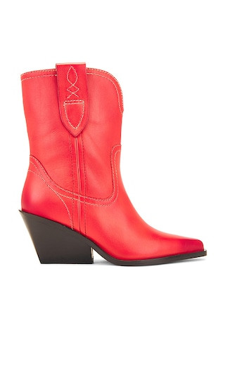 Pitchfork Point Western Boot In Red | Revolve Clothing (Global)