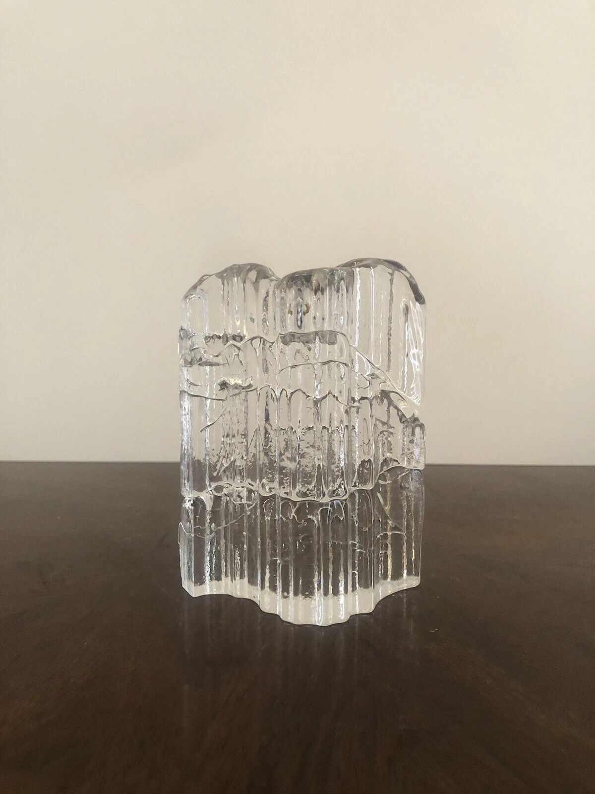 Vintage Midcentury Rosenthal Studio inca Candleholder Ice Crystal Taper Modern | eBay US