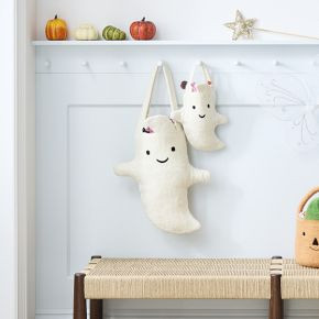 Halloween Felt Ghost Treat Bucket | West Elm (US)