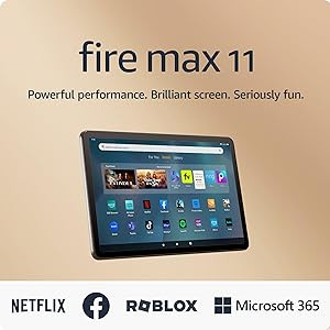 Amazon Fire Max 11 tablet (newest model) vivid 11” display, all-in-one for streaming, reading, ... | Amazon (US)