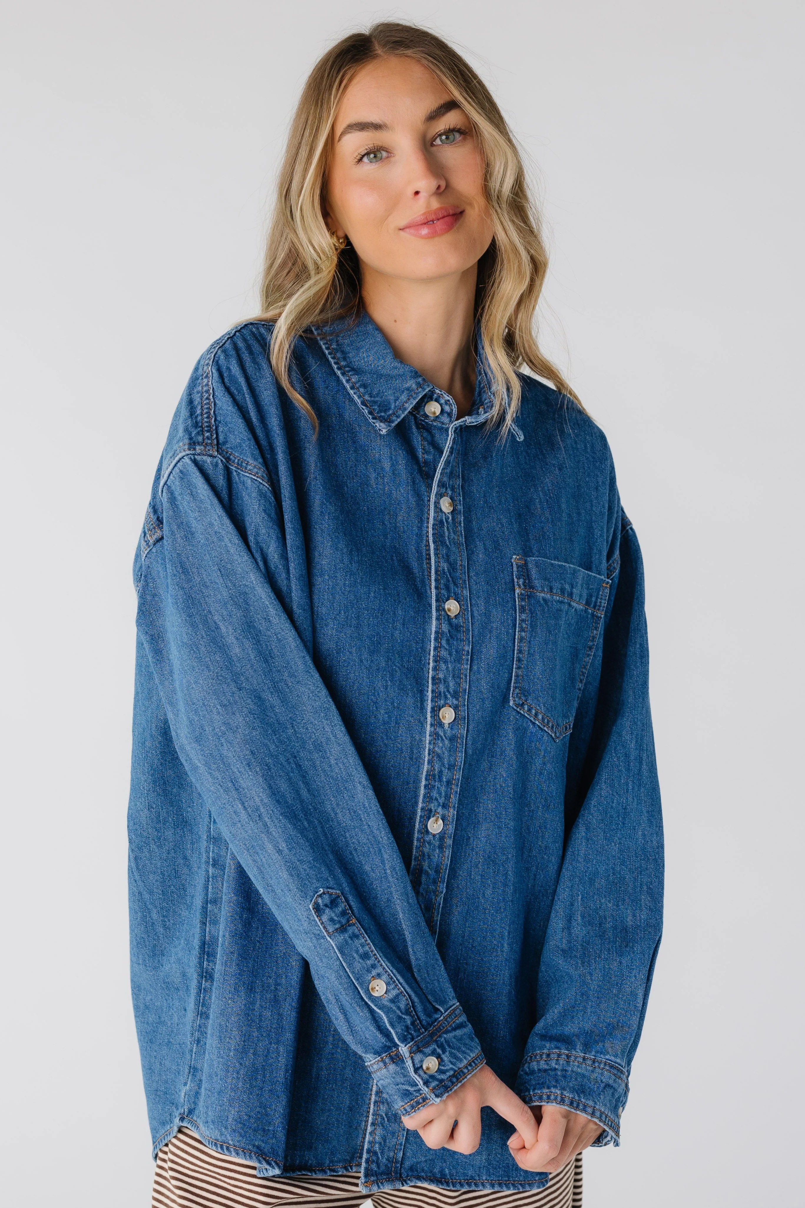 All About Love Denim Shirt | Called To Surf