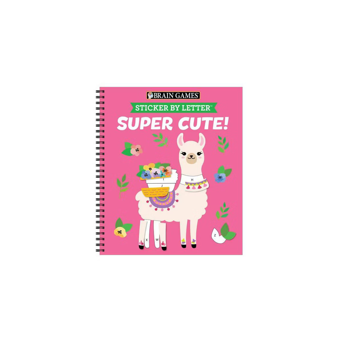Brain Games - Sticker by Letter: Super Cute!- by Publications International Ltd & Brain Games & N... | Target