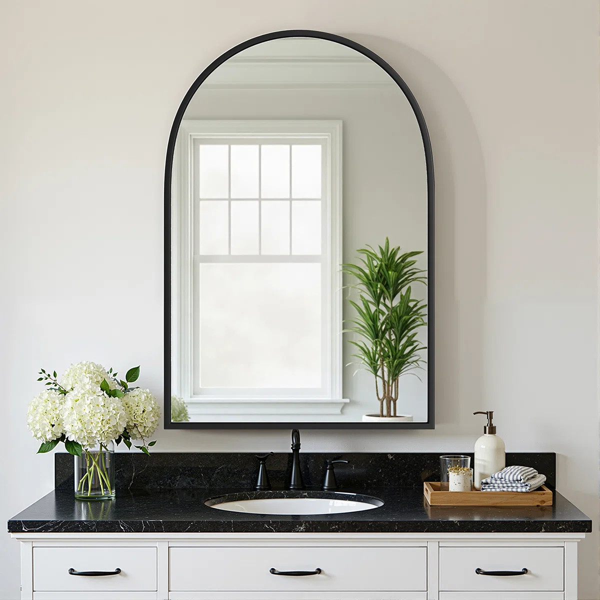 Elmira 24''W 36'' H Recessed & Surface Medicine Cabinet Mirror | Wayfair North America