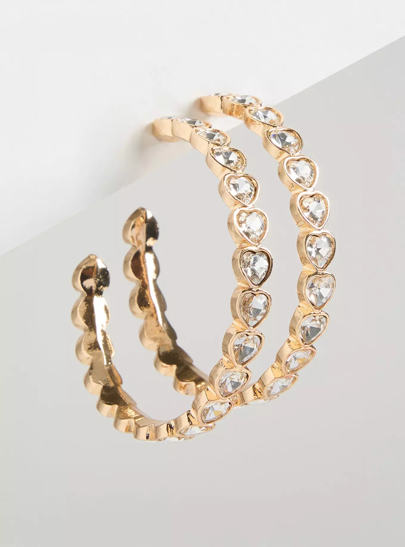 Rhinestone Statement Hoop Earrings | Torrid (US & Canada)